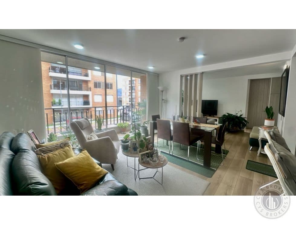 Cajicá Vendo apto, 78 m², 2do piso, 2hab, grj cubierto - foto 1